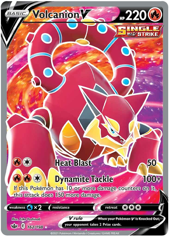 Volcanion V (162/198) [Sword & Shield: Chilling Reign] | Dragon's Lair Comics and Fantasy Houston TX