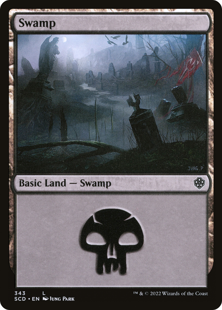 Swamp (343) [Starter Commander Decks] | Dragon's Lair Comics and Fantasy Houston TX