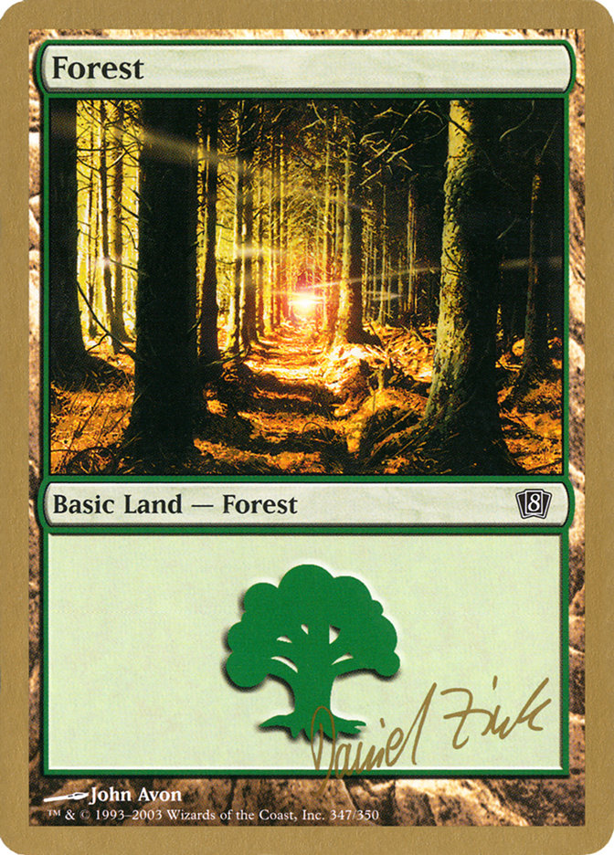 Forest (dz347) (Daniel Zink) [World Championship Decks 2003] | Dragon's Lair Comics and Fantasy Houston TX