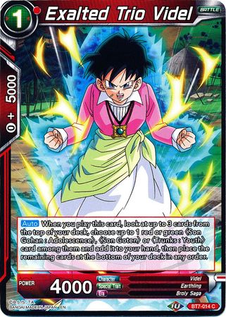 Exalted Trio Videl (BT7-014) [Assault of the Saiyans] | Dragon's Lair Comics and Fantasy Houston TX