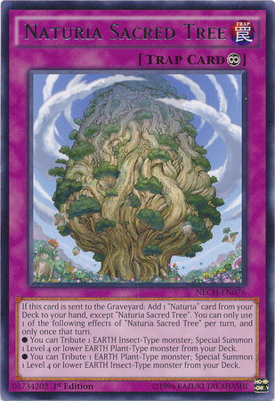 Naturia Sacred Tree [NECH-EN076] Rare | Dragon's Lair Comics and Fantasy Houston TX