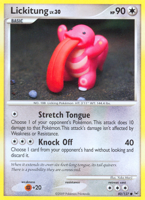 Lickitung (80/127) [Platinum: Base Set] | Dragon's Lair Comics and Fantasy Houston TX