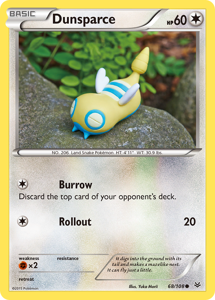 Dunsparce (68/108) [XY: Roaring Skies] | Dragon's Lair Comics and Fantasy Houston TX