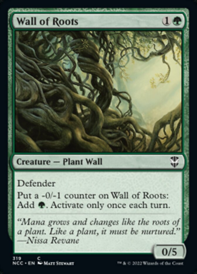 Wall of Roots [Streets of New Capenna Commander] | Dragon's Lair Comics and Fantasy Houston TX