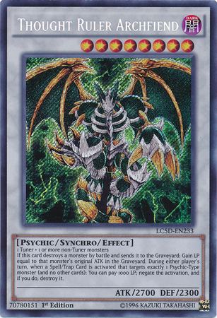 Thought Ruler Archfiend [LC5D-EN233] Secret Rare | Dragon's Lair Comics and Fantasy Houston TX