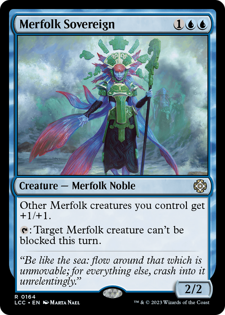 Merfolk Sovereign [The Lost Caverns of Ixalan Commander] | Dragon's Lair Comics and Fantasy Houston TX