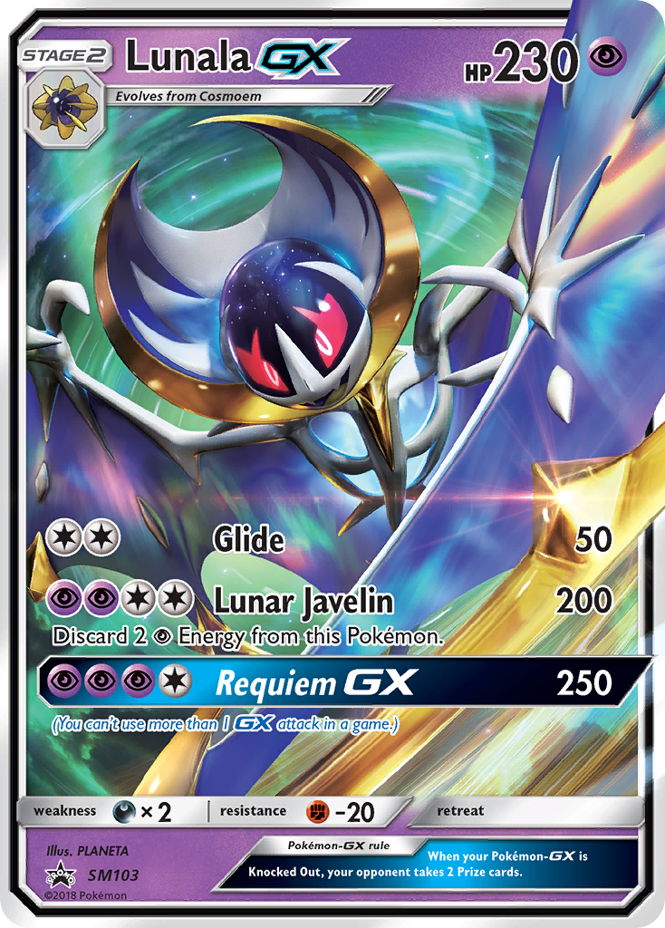 Lunala GX (SM103) [Sun & Moon: Black Star Promos] | Dragon's Lair Comics and Fantasy Houston TX