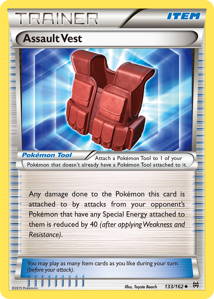 Assault Vest (133/162) [XY: BREAKthrough] | Dragon's Lair Comics and Fantasy Houston TX