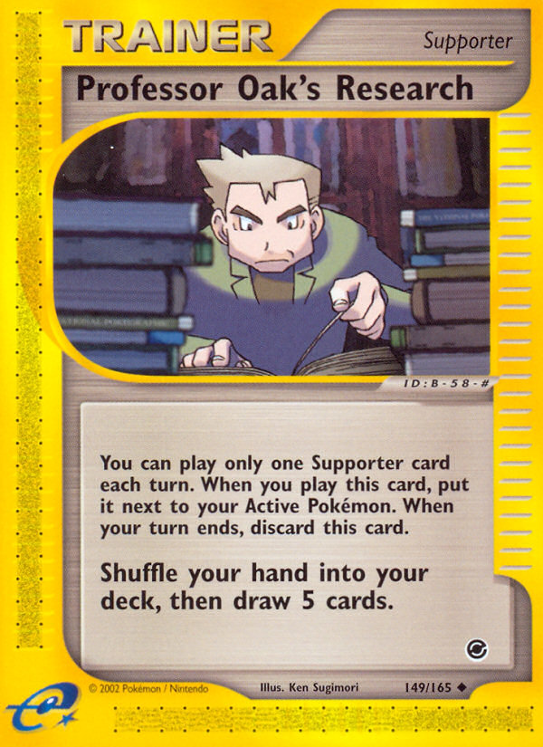 Professor Oak's Research (149/165) [Expedition: Base Set] | Dragon's Lair Comics and Fantasy Houston TX