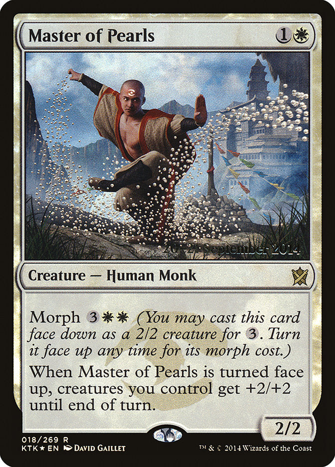 Master of Pearls [Khans of Tarkir Prerelease Promos] | Dragon's Lair Comics and Fantasy Houston TX