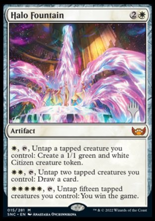 Halo Fountain (Promo Pack) [Streets of New Capenna Promos] | Dragon's Lair Comics and Fantasy Houston TX