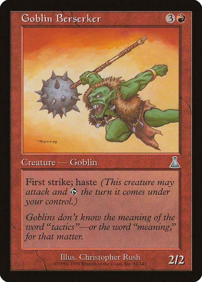 Goblin Berserker [Urza's Destiny] | Dragon's Lair Comics and Fantasy Houston TX