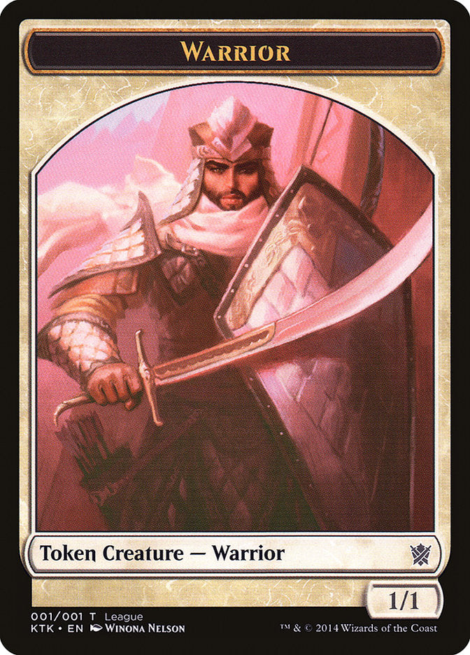 Warrior Token [League Tokens 2014] | Dragon's Lair Comics and Fantasy Houston TX