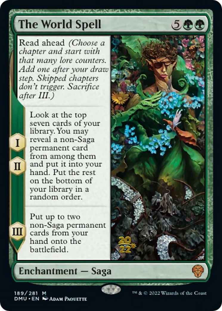 The World Spell [Dominaria United Prerelease Promos] | Dragon's Lair Comics and Fantasy Houston TX