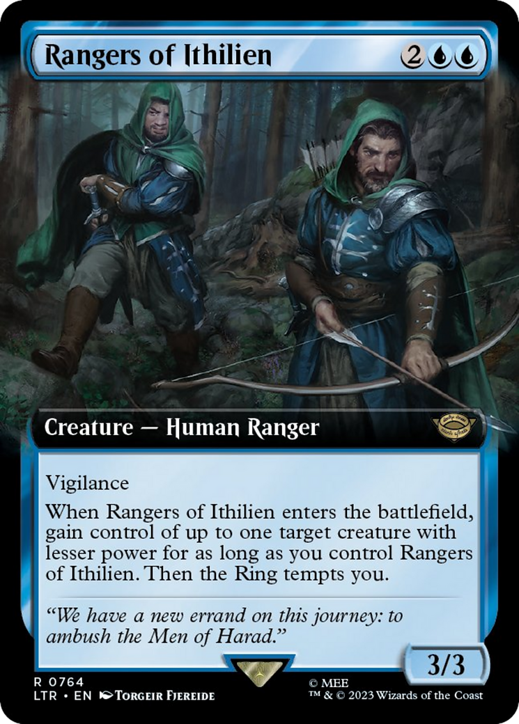 Rangers of Ithilien (Extended Art) (Surge Foil) [The Lord of the Rings: Tales of Middle-Earth] | Dragon's Lair Comics and Fantasy Houston TX