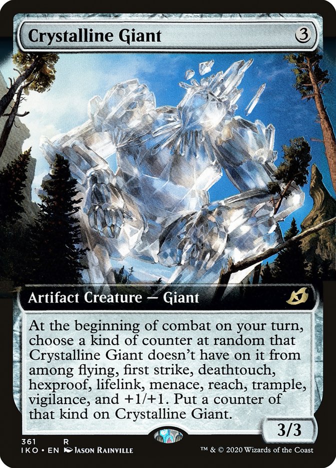 Crystalline Giant (Extended Art) [Ikoria: Lair of Behemoths] | Dragon's Lair Comics and Fantasy Houston TX