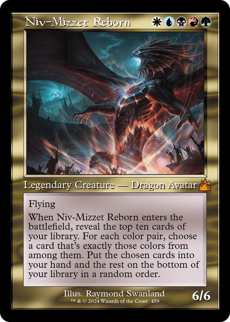 Niv-Mizzet Reborn (Retro Frame) [Ravnica Remastered] | Dragon's Lair Comics and Fantasy Houston TX