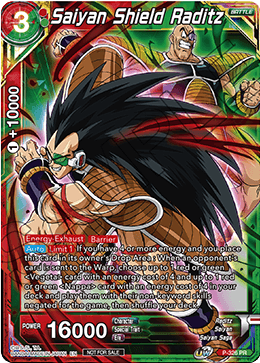 Saiyan Shield Raditz (P-326) [Tournament Promotion Cards] | Dragon's Lair Comics and Fantasy Houston TX