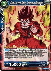 Kaio-Ken Son Goku, Strenuous Onslaught (BT8-025_PR) [Malicious Machinations Prerelease Promos] | Dragon's Lair Comics and Fantasy Houston TX