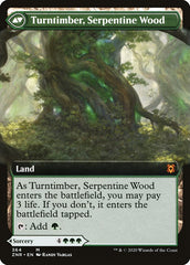 Turntimber Symbiosis // Turntimber, Serpentine Wood (Extended Art) [Zendikar Rising] | Dragon's Lair Comics and Fantasy Houston TX