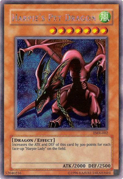 Harpie's Pet Dragon (Forbidden Memories) [FMR-002] Prismatic Secret Rare | Dragon's Lair Comics and Fantasy Houston TX