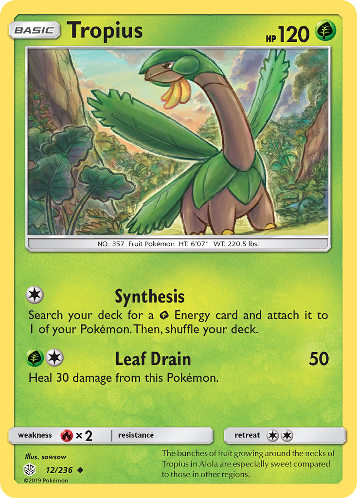 Tropius (12/236) [Sun & Moon: Cosmic Eclipse] | Dragon's Lair Comics and Fantasy Houston TX