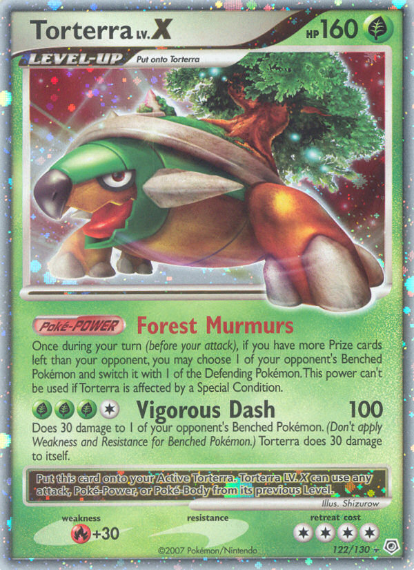 Torterra LV.X (122/130) [Diamond & Pearl: Base Set] | Dragon's Lair Comics and Fantasy Houston TX