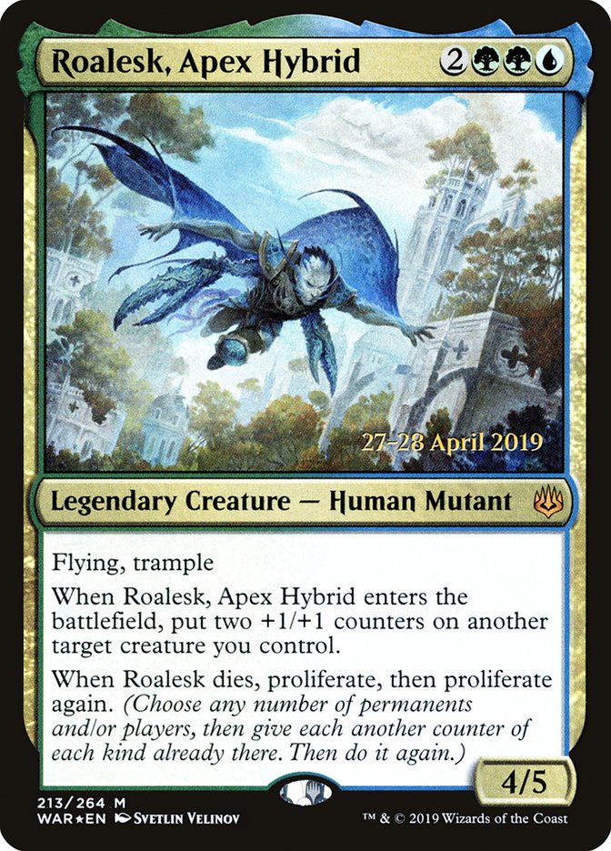 Roalesk, Apex Hybrid [War of the Spark Prerelease Promos] | Dragon's Lair Comics and Fantasy Houston TX