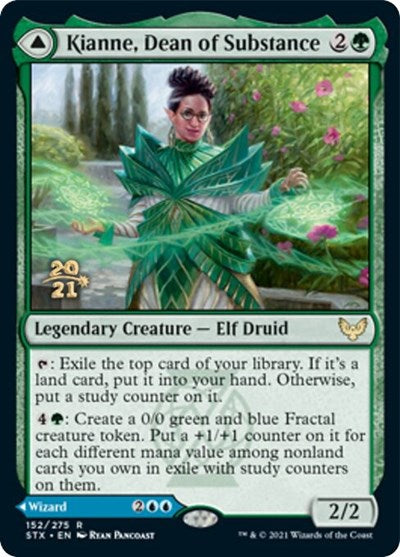 Kianne, Dean of Substance // Imbraham, Dean of Theory [Strixhaven: School of Mages Prerelease Promos] | Dragon's Lair Comics and Fantasy Houston TX