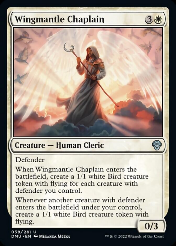 Wingmantle Chaplain [Dominaria United] | Dragon's Lair Comics and Fantasy Houston TX