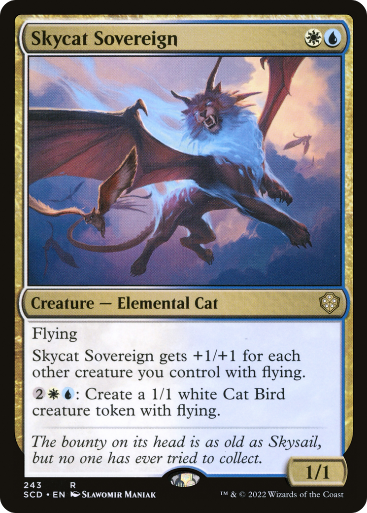 Skycat Sovereign [Starter Commander Decks] | Dragon's Lair Comics and Fantasy Houston TX