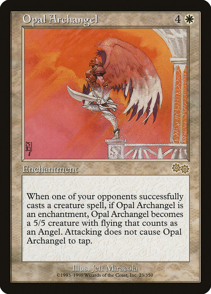 Opal Archangel [Urza's Saga] | Dragon's Lair Comics and Fantasy Houston TX