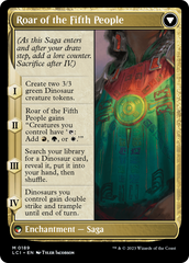 Huatli, Poet of Unity // Roar of the Fifth People [The Lost Caverns of Ixalan Prerelease Cards] | Dragon's Lair Comics and Fantasy Houston TX