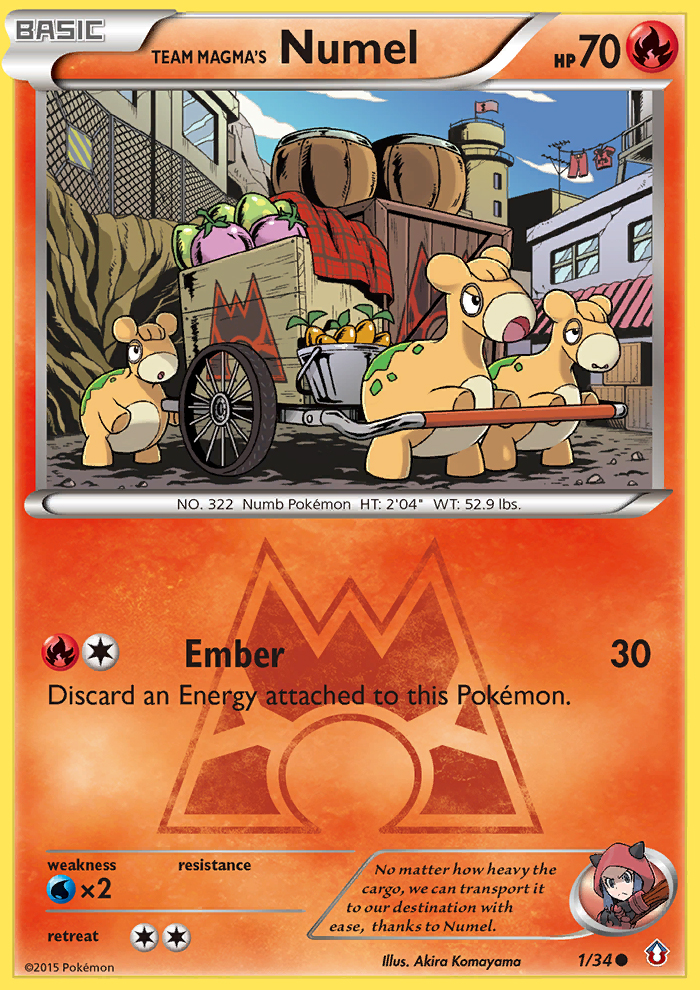 Team Magma's Numel (1/34) [XY: Double Crisis] | Dragon's Lair Comics and Fantasy Houston TX