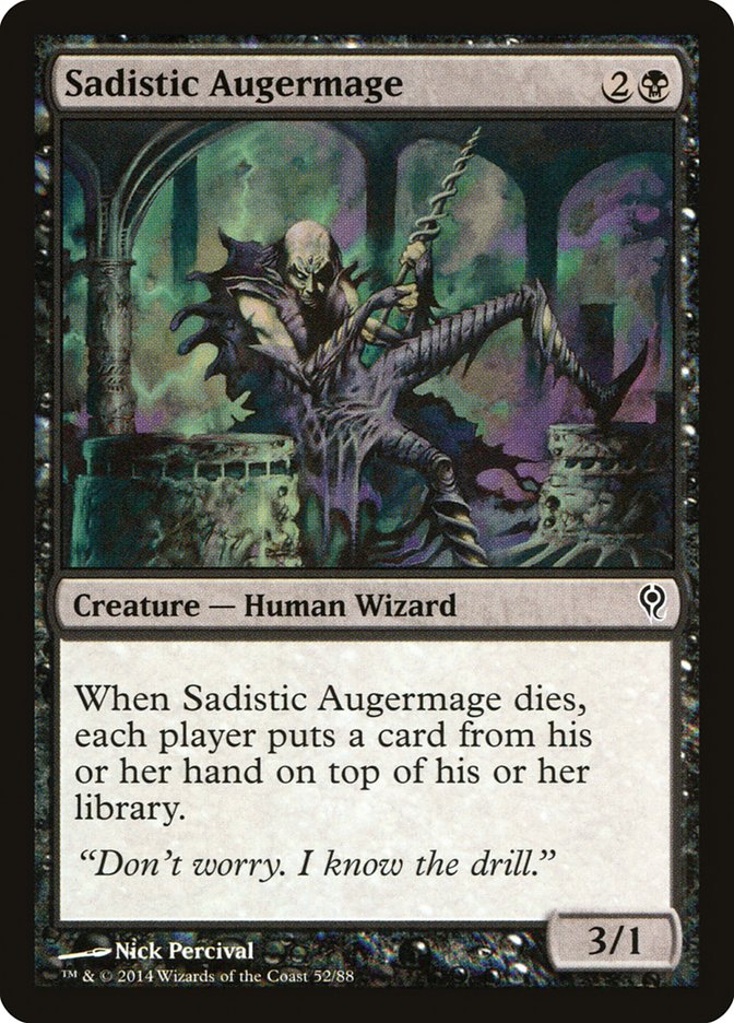 Sadistic Augermage [Duel Decks: Jace vs. Vraska] | Dragon's Lair Comics and Fantasy Houston TX