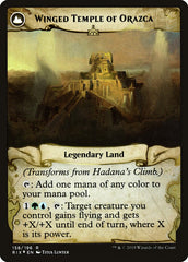 Hadana's Climb // Winged Temple of Orazca [Rivals of Ixalan Prerelease Promos] | Dragon's Lair Comics and Fantasy Houston TX