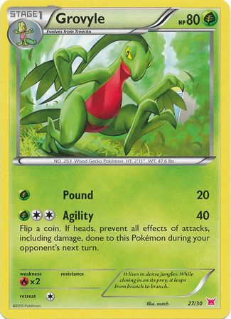 Grovyle (27/30) [XY: Trainer Kit 2 - Latias] | Dragon's Lair Comics and Fantasy Houston TX