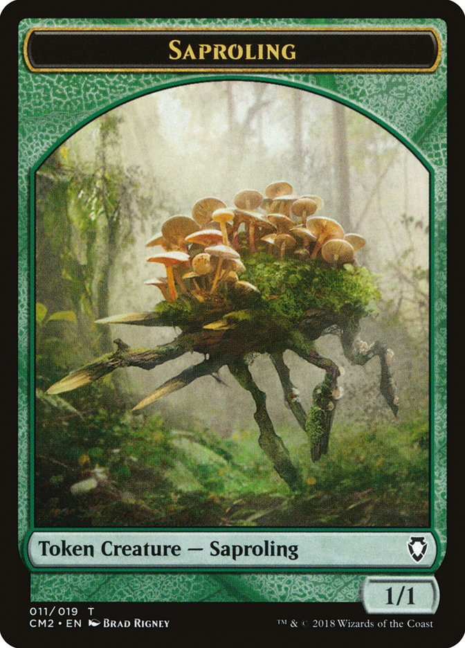 Saproling Token [Commander Anthology Volume II Tokens] | Dragon's Lair Comics and Fantasy Houston TX