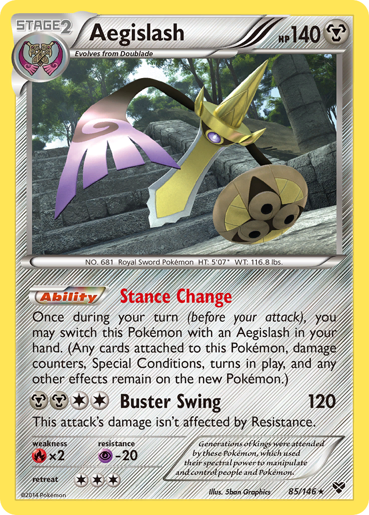 Aegislash (85/146) [XY: Base Set] | Dragon's Lair Comics and Fantasy Houston TX