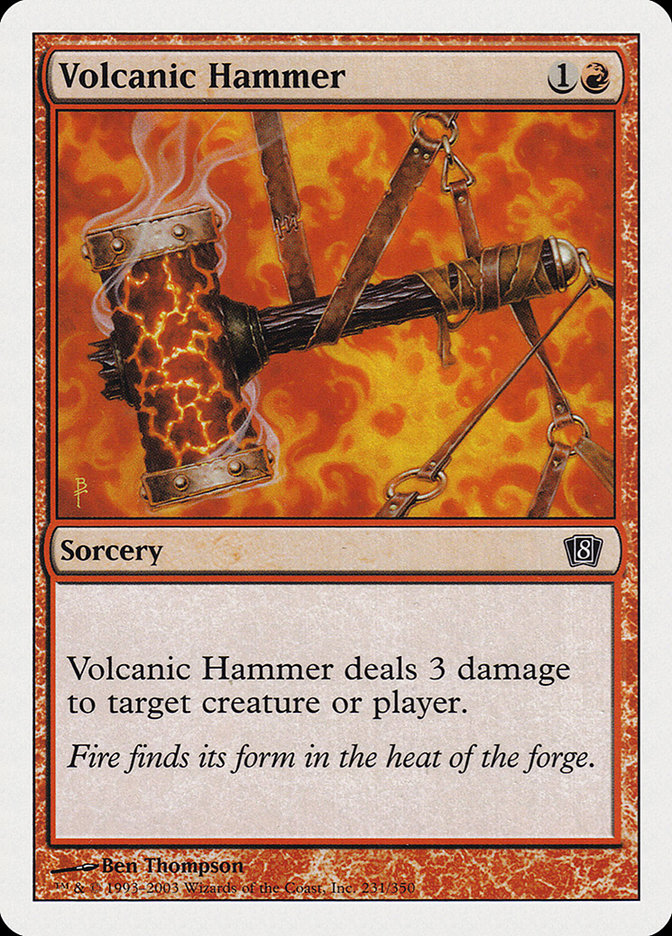 Volcanic Hammer [Eighth Edition] | Dragon's Lair Comics and Fantasy Houston TX