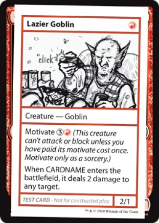 Lazier Goblin (2021 Edition) [Mystery Booster Playtest Cards] | Dragon's Lair Comics and Fantasy Houston TX