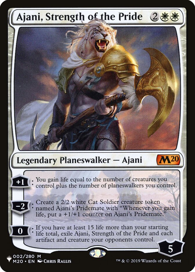 Ajani, Strength of the Pride [The List] | Dragon's Lair Comics and Fantasy Houston TX