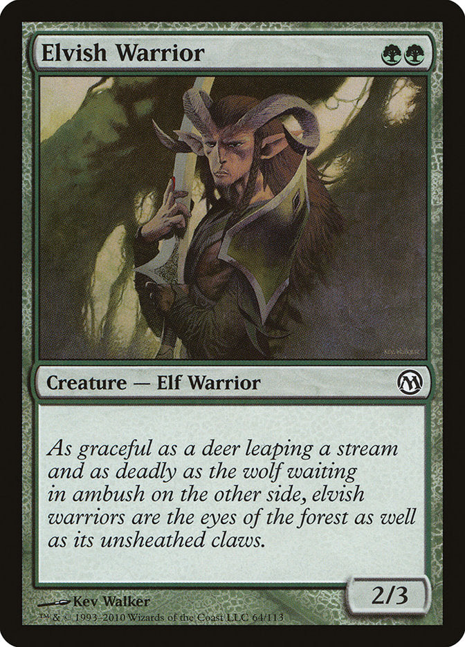 Elvish Warrior [Duels of the Planeswalkers] | Dragon's Lair Comics and Fantasy Houston TX