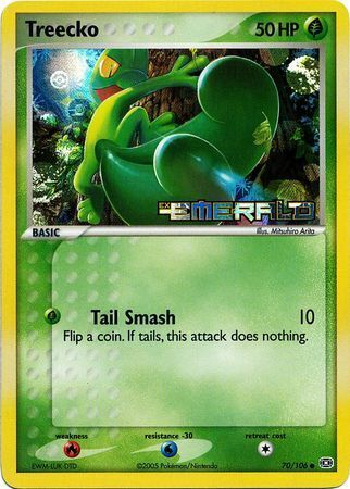 Treecko (70/106) (Stamped) [EX: Emerald] | Dragon's Lair Comics and Fantasy Houston TX