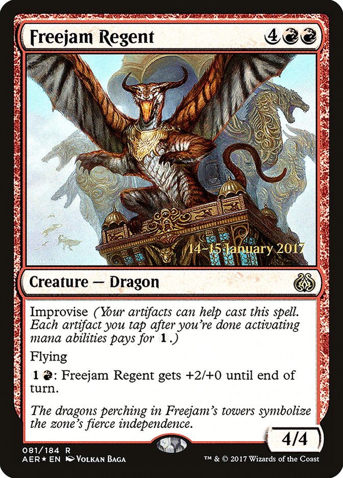 Freejam Regent [Aether Revolt Prerelease Promos] | Dragon's Lair Comics and Fantasy Houston TX