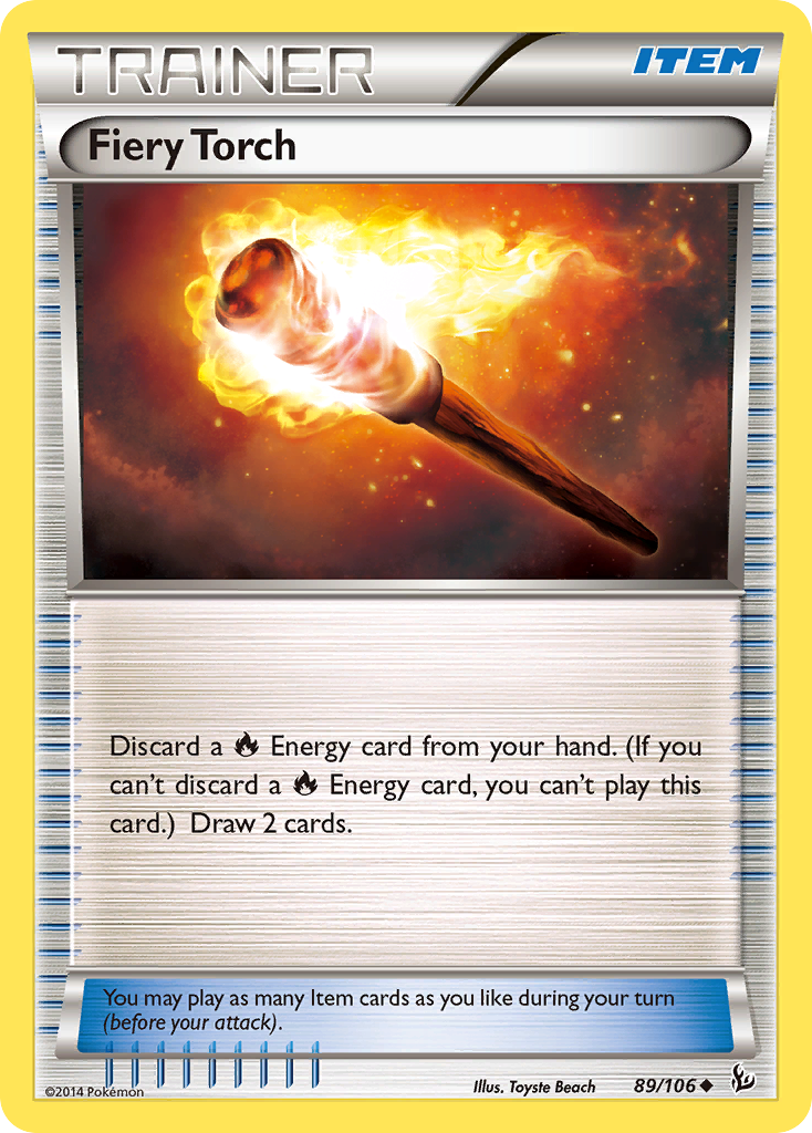 Fiery Torch (89/106) [XY: Flashfire] | Dragon's Lair Comics and Fantasy Houston TX