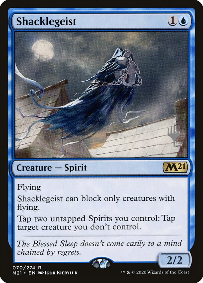 Shacklegeist (Promo Pack) [Core Set 2021 Promos] | Dragon's Lair Comics and Fantasy Houston TX