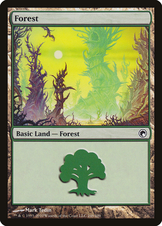 Forest (248) [Scars of Mirrodin] | Dragon's Lair Comics and Fantasy Houston TX