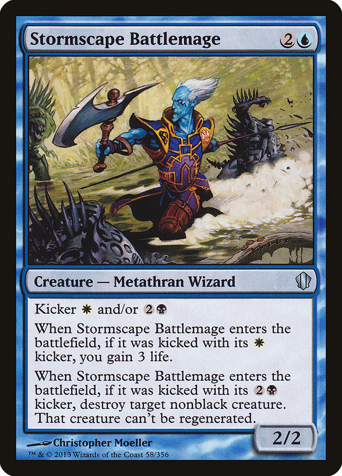 Stormscape Battlemage [Commander 2013] | Dragon's Lair Comics and Fantasy Houston TX