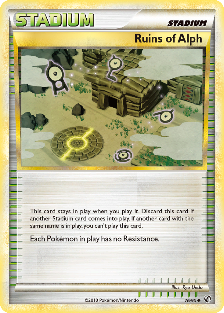 Ruins of Alph (76/90) [HeartGold & SoulSilver: Undaunted] | Dragon's Lair Comics and Fantasy Houston TX